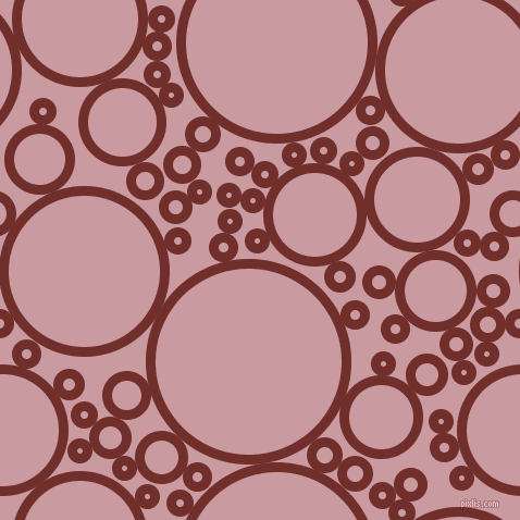 bubbles, circles, sponge, big, medium, small, 9 pixel line width, Auburn and Careys Pink circles bubbles sponge soap seamless tileable