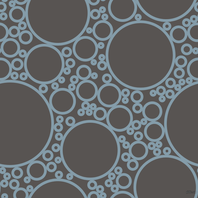 bubbles, circles, sponge, big, medium, small, 9 pixel line width, Bali Hai and Tundora circles bubbles sponge soap seamless tileable