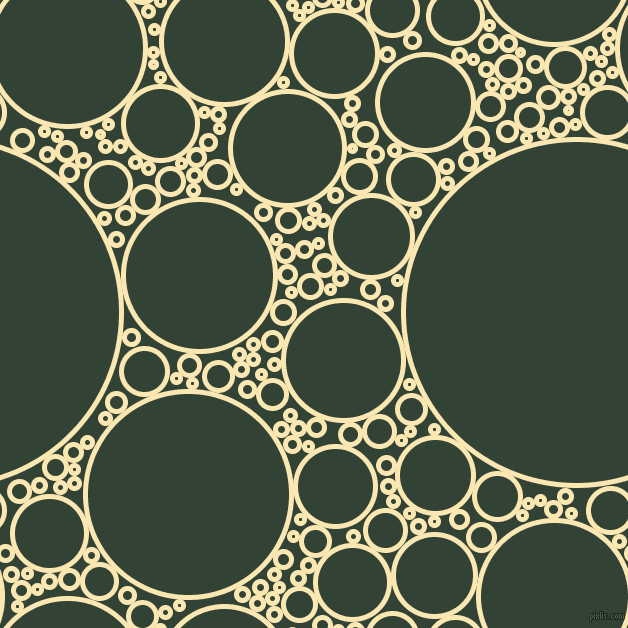 bubbles, circles, sponge, big, medium, small, 5 pixel line width, Banana Mania and Timber Green circles bubbles sponge soap seamless tileable