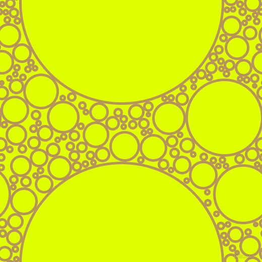 bubbles, circles, sponge, big, medium, small, 5 pixel line width, Barley Corn and Chartreuse Yellow circles bubbles sponge soap seamless tileable