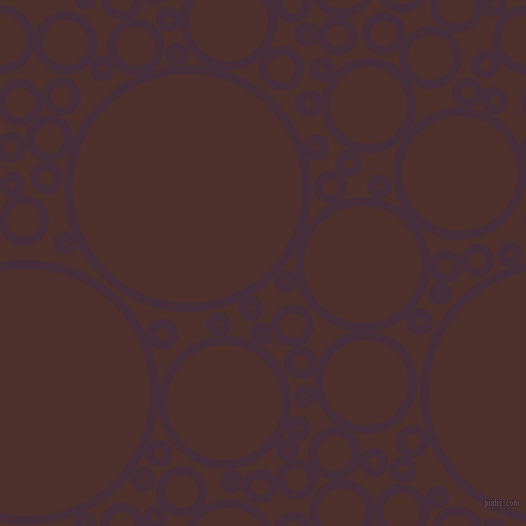 bubbles, circles, sponge, big, medium, small, 9 pixel line width, Barossa and Espresso circles bubbles sponge soap seamless tileable