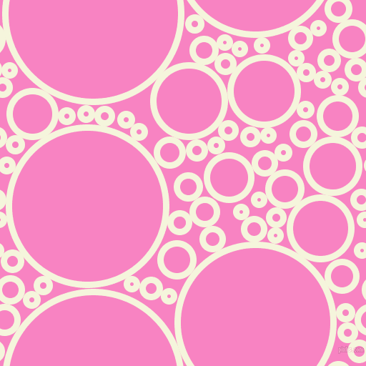bubbles, circles, sponge, big, medium, small, 9 pixel line width, Beige and Tea Rose circles bubbles sponge soap seamless tileable