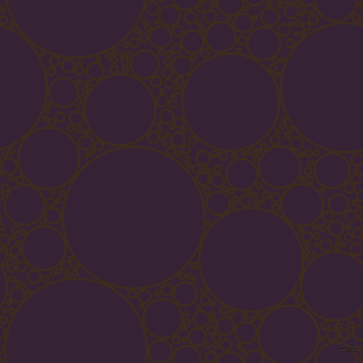 bubbles, circles, sponge, big, medium, small, 5 pixel line width, Bistre and Mardi Gras circles bubbles sponge soap seamless tileable