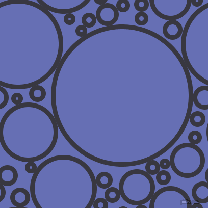 bubbles, circles, sponge, big, medium, small, 9 pixel line width, Black Marlin and Chetwode Blue circles bubbles sponge soap seamless tileable