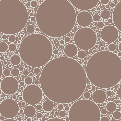 bubbles, circles, sponge, big, medium, small, 2 pixel line width, Black Squeeze and Hemp circles bubbles sponge soap seamless tileable