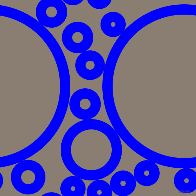 bubbles, circles, sponge, big, medium, small, 33 pixel line width, Blue and Americano circles bubbles sponge soap seamless tileable
