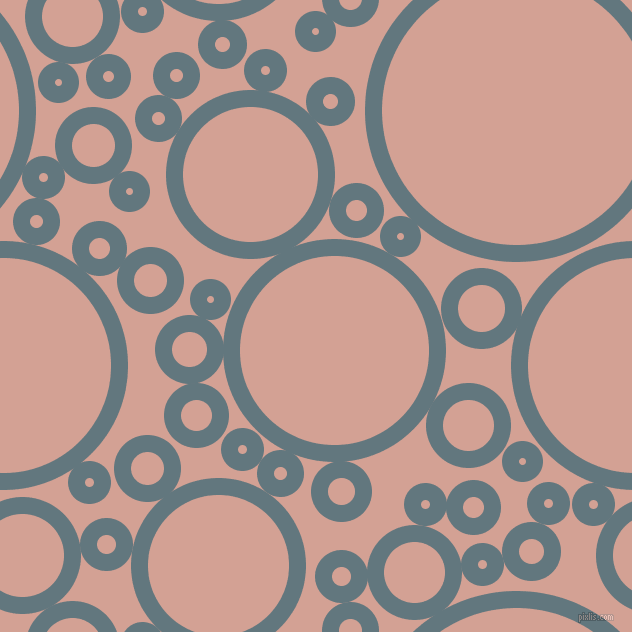 bubbles, circles, sponge, big, medium, small, 17 pixel line width, Blue Bayoux and Rose circles bubbles sponge soap seamless tileable