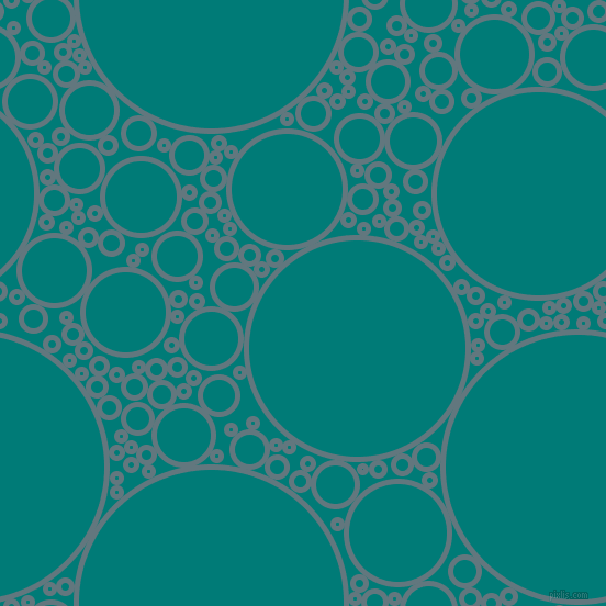 bubbles, circles, sponge, big, medium, small, 5 pixel line width, Blue Bayoux and Surfie Green circles bubbles sponge soap seamless tileable