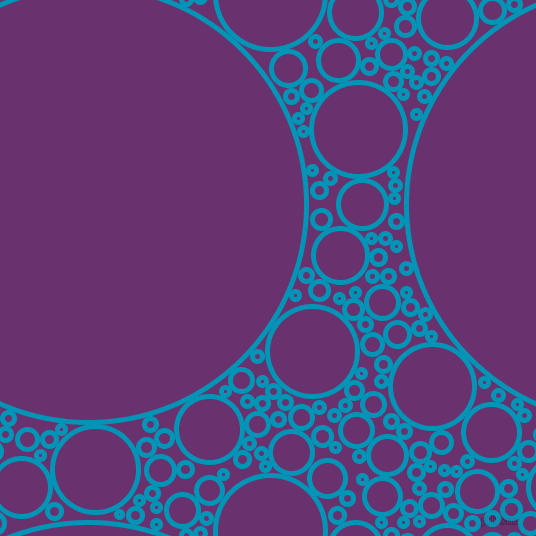 bubbles, circles, sponge, big, medium, small, 5 pixel line width, Bondi Blue and Seance circles bubbles sponge soap seamless tileable
