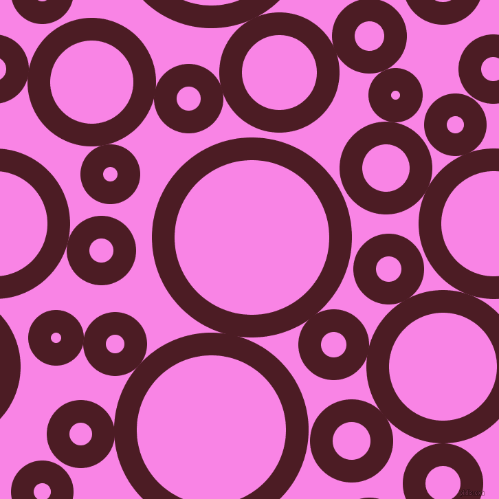 bubbles, circles, sponge, big, medium, small, 33 pixel line width, Bordeaux and Pale Magenta circles bubbles sponge soap seamless tileable