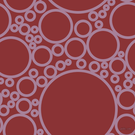 bubbles, circles, sponge, big, medium, small, 9 pixel line width, Bouquet and Old Brick circles bubbles sponge soap seamless tileable