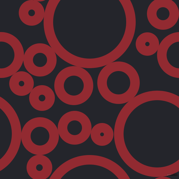 bubbles, circles, sponge, big, medium, small, 33 pixel line width, Bright Red and Black Russian circles bubbles sponge soap seamless tileable