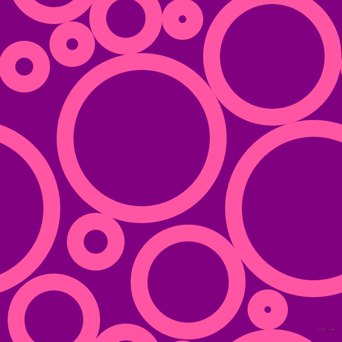 bubbles, circles, sponge, big, medium, small, 33 pixel line width, Brilliant Rose and Purple circles bubbles sponge soap seamless tileable