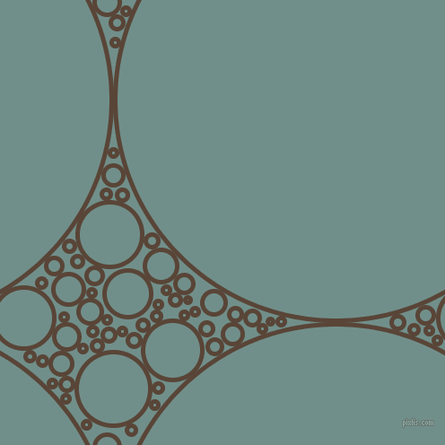 bubbles, circles, sponge, big, medium, small, 5 pixel line width, Brown Derby and Gumbo circles bubbles sponge soap seamless tileable
