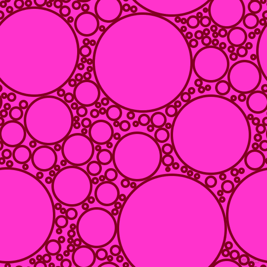 bubbles, circles, sponge, big, medium, small, 5 pixel line width, Burgundy and Razzle Dazzle Rose circles bubbles sponge soap seamless tileable