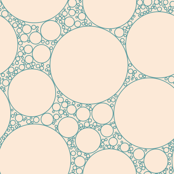 bubbles, circles, sponge, big, medium, small, 3 pixel line width, Cadet Blue and Serenade circles bubbles sponge soap seamless tileable