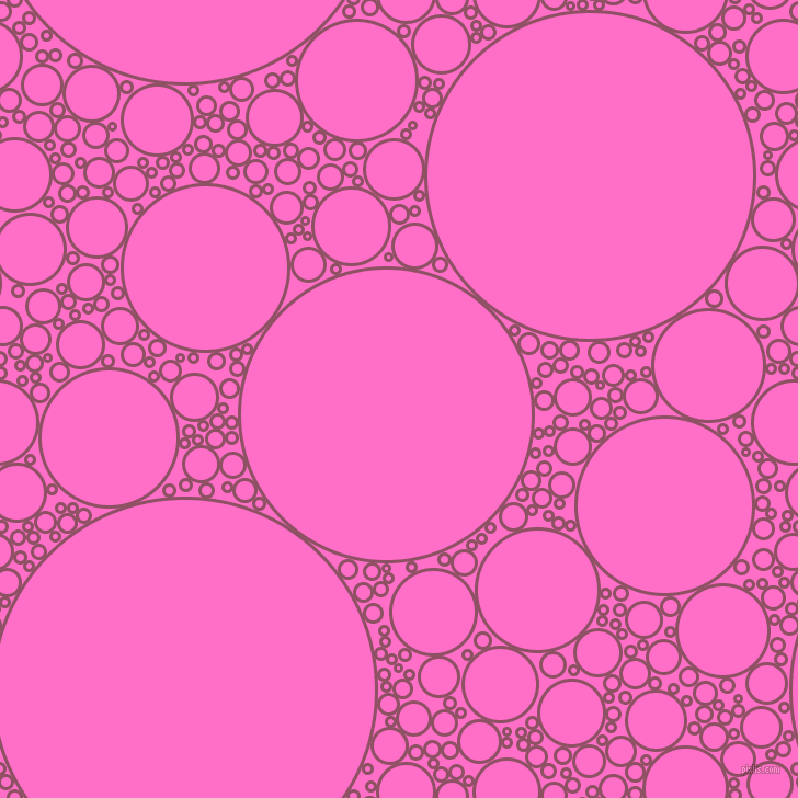 bubbles, circles, sponge, big, medium, small, 3 pixel line width, Cannon Pink and Neon Pink circles bubbles sponge soap seamless tileable