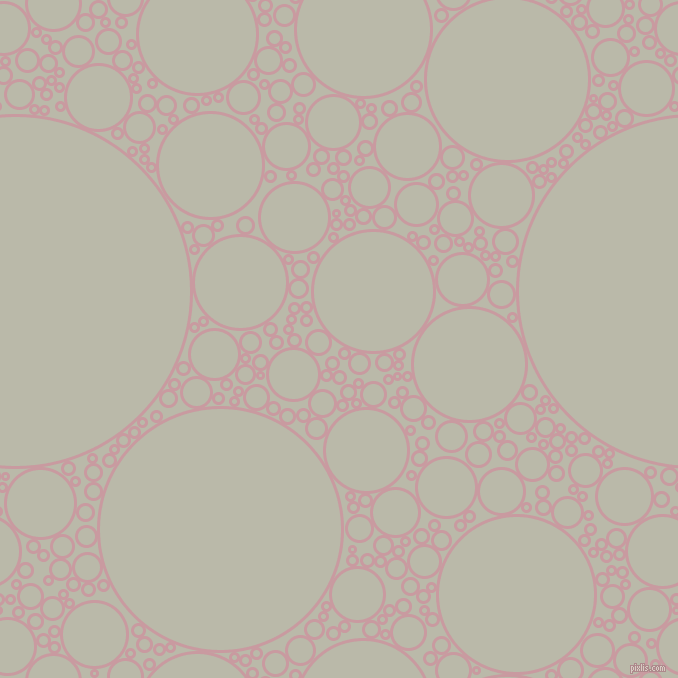 bubbles, circles, sponge, big, medium, small, 3 pixel line width, Careys Pink and Mist Grey circles bubbles sponge soap seamless tileable