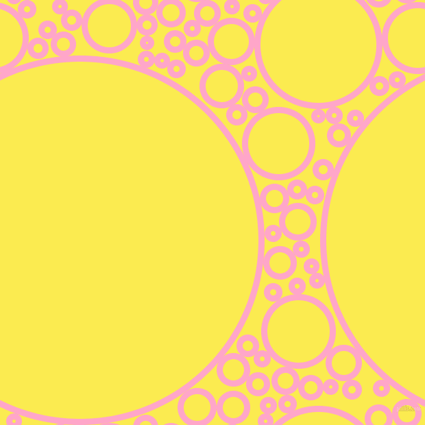 bubbles, circles, sponge, big, medium, small, 9 pixel line width, Carnation Pink and Paris Daisy circles bubbles sponge soap seamless tileable