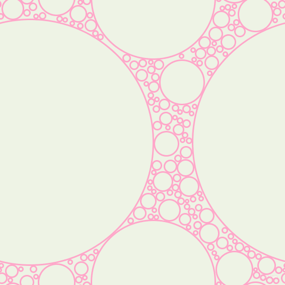 bubbles, circles, sponge, big, medium, small, 3 pixel line width, Carnation Pink and Saltpan circles bubbles sponge soap seamless tileable