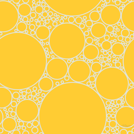bubbles, circles, sponge, big, medium, small, 3 pixel line width, Catskill White and Sunglow circles bubbles sponge soap seamless tileable