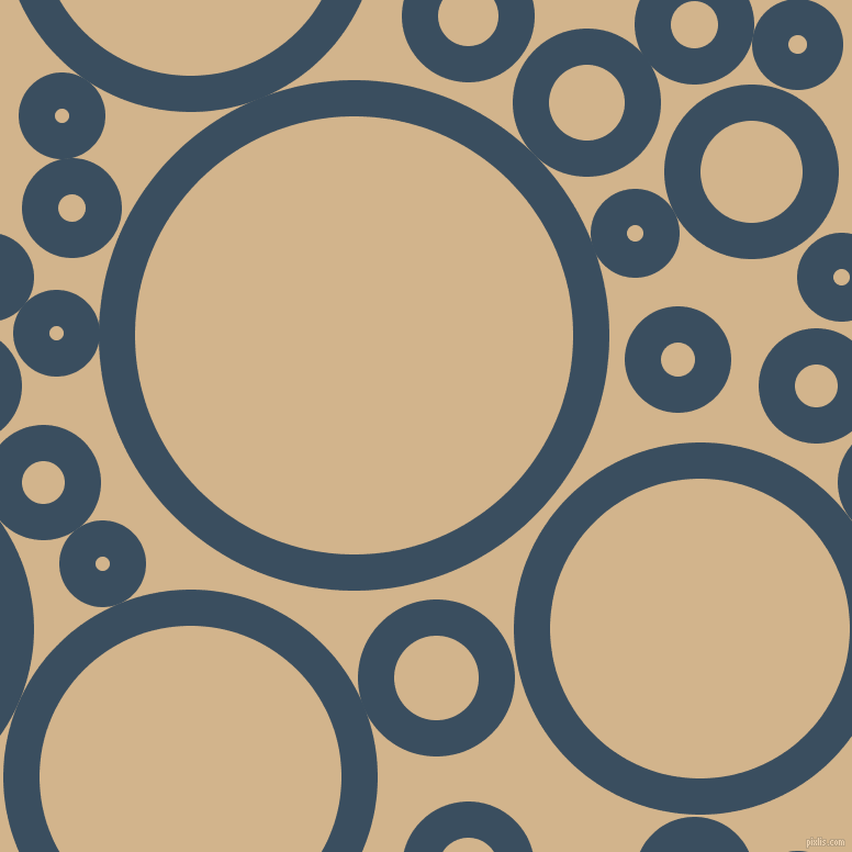 bubbles, circles, sponge, big, medium, small, 33 pixel line width, Cello and Tan circles bubbles sponge soap seamless tileable