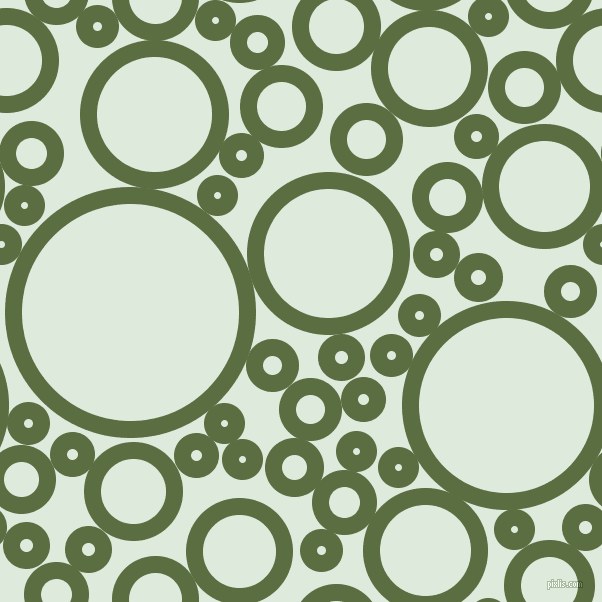 bubbles, circles, sponge, big, medium, small, 17 pixel line width, Chalet Green and Apple Green circles bubbles sponge soap seamless tileable