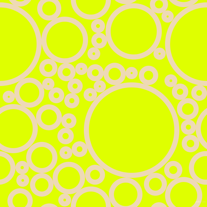 bubbles, circles, sponge, big, medium, small, 17 pixel line width, Champagne and Chartreuse Yellow circles bubbles sponge soap seamless tileable