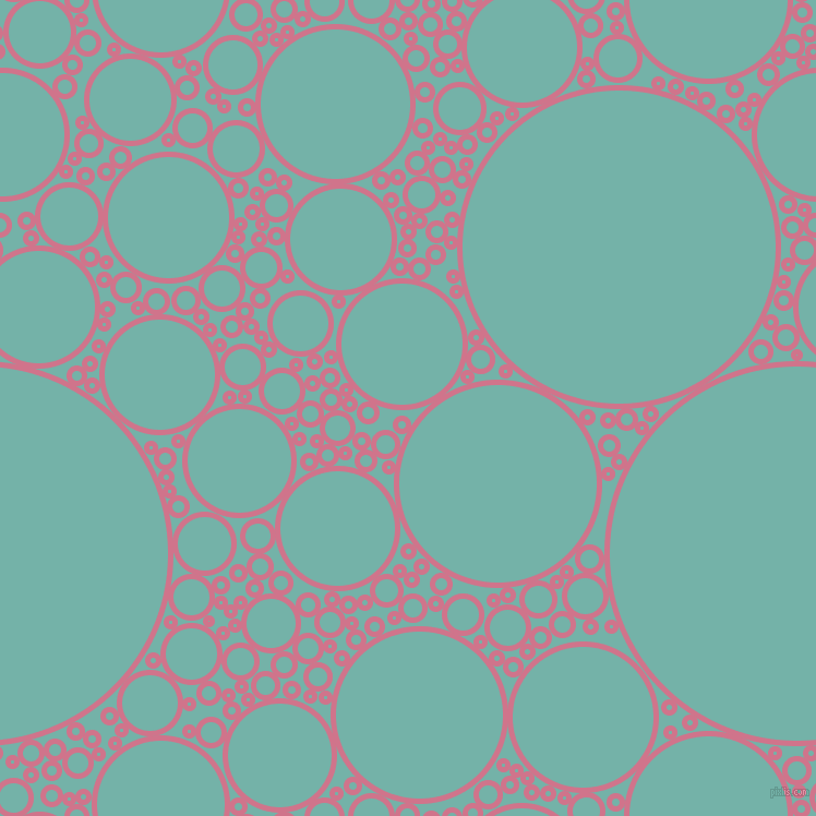 bubbles, circles, sponge, big, medium, small, 5 pixel line width, Charm and Gulf Stream circles bubbles sponge soap seamless tileable