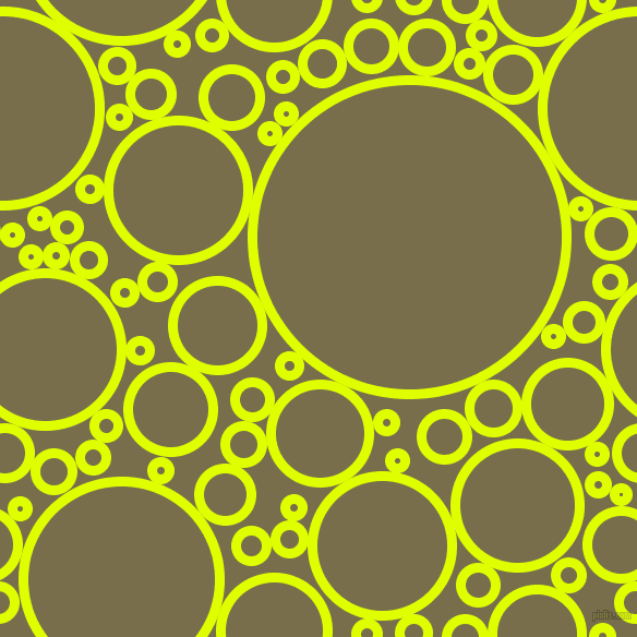 bubbles, circles, sponge, big, medium, small, 9 pixel line width, Chartreuse Yellow and Go Ben circles bubbles sponge soap seamless tileable