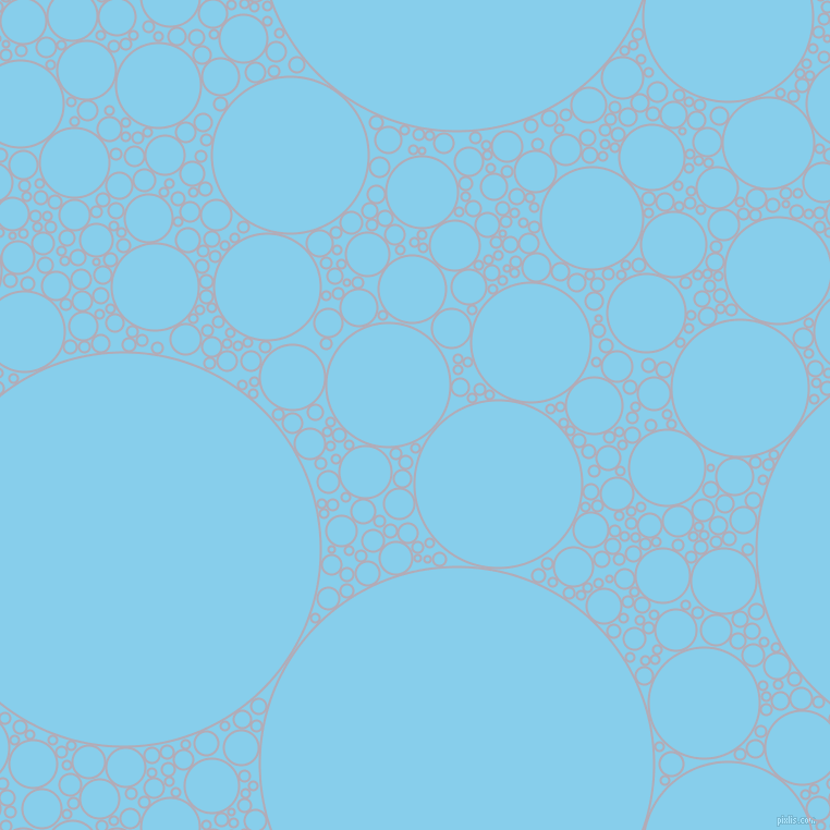 bubbles, circles, sponge, big, medium, small, 2 pixel line width, Chatelle and Sky Blue circles bubbles sponge soap seamless tileable
