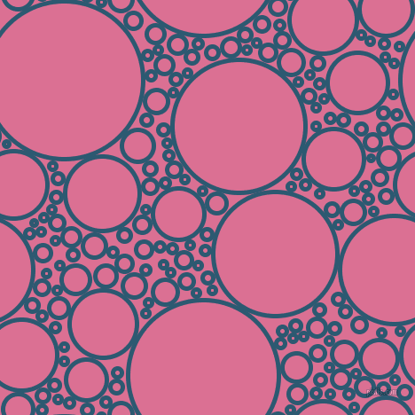 bubbles, circles, sponge, big, medium, small, 5 pixel line width, Chathams Blue and Pale Violet Red circles bubbles sponge soap seamless tileable