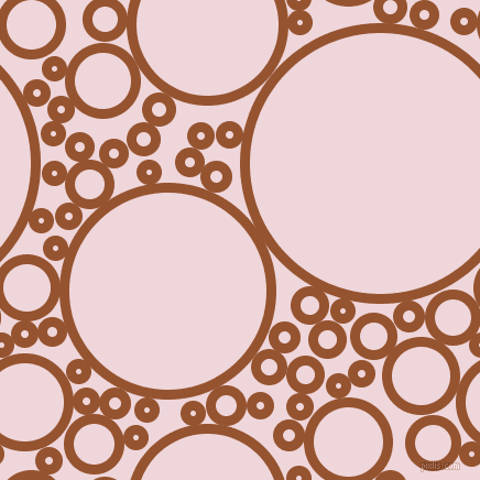 bubbles, circles, sponge, big, medium, small, 9 pixel line width, Chelsea Gem and Pale Rose circles bubbles sponge soap seamless tileable