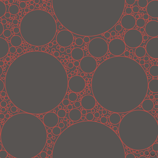 bubbles, circles, sponge, big, medium, small, 2 pixel line width, Chestnut and Tundora circles bubbles sponge soap seamless tileable