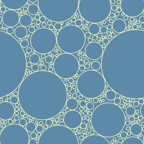 bubbles, circles, sponge, big, medium, small, 2 pixel line width, Chiffon and Air Force Blue circles bubbles sponge soap seamless tileable