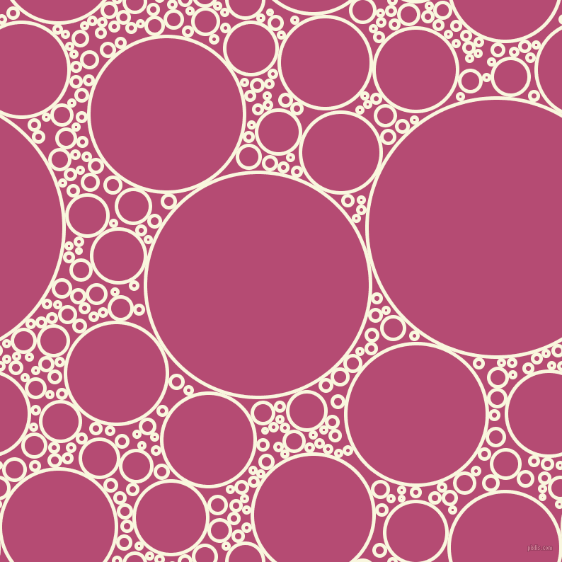 bubbles, circles, sponge, big, medium, small, 5 pixel line width, Chilean Heath and Royal Heath circles bubbles sponge soap seamless tileable