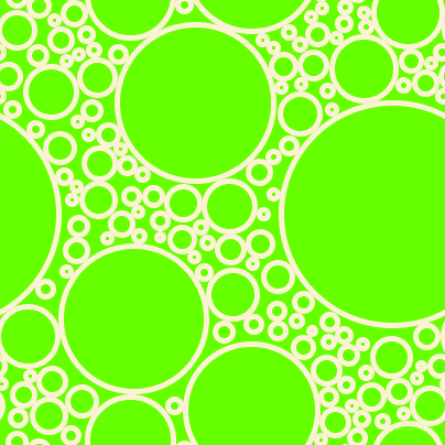 bubbles, circles, sponge, big, medium, small, 5 pixel line width, China Ivory and Bright Green circles bubbles sponge soap seamless tileable