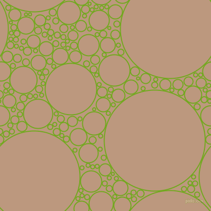 bubbles, circles, sponge, big, medium, small, 2 pixel line width, Christi and Pale Taupe circles bubbles sponge soap seamless tileable