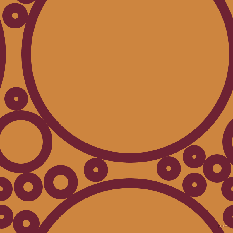 bubbles, circles, sponge, big, medium, small, 33 pixel line width, Claret and Peru circles bubbles sponge soap seamless tileable