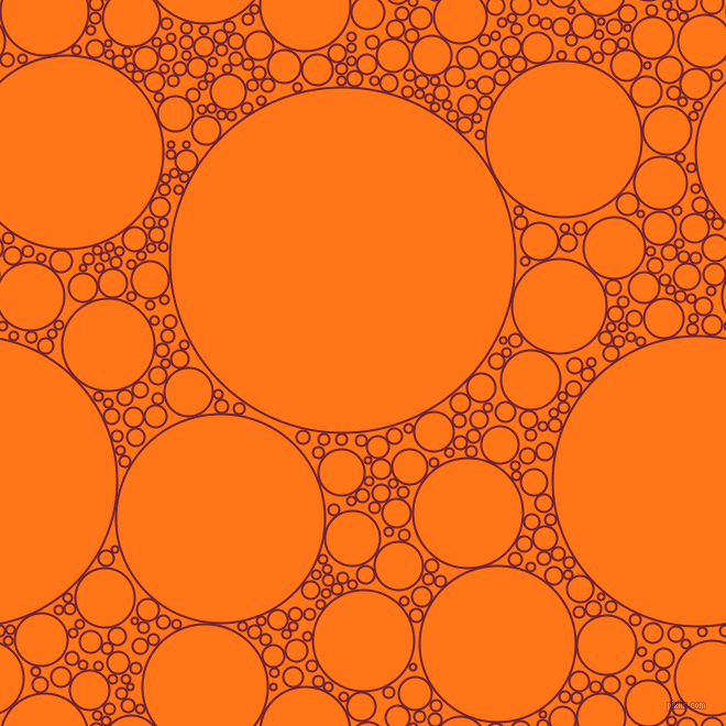 bubbles, circles, sponge, big, medium, small, 2 pixel line width, Claret and Pumpkin circles bubbles sponge soap seamless tileable