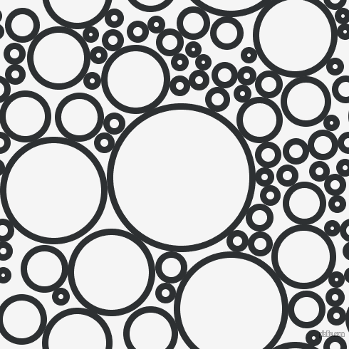 bubbles, circles, sponge, big, medium, small, 9 pixel line width, Cod Grey and White Smoke circles bubbles sponge soap seamless tileable
