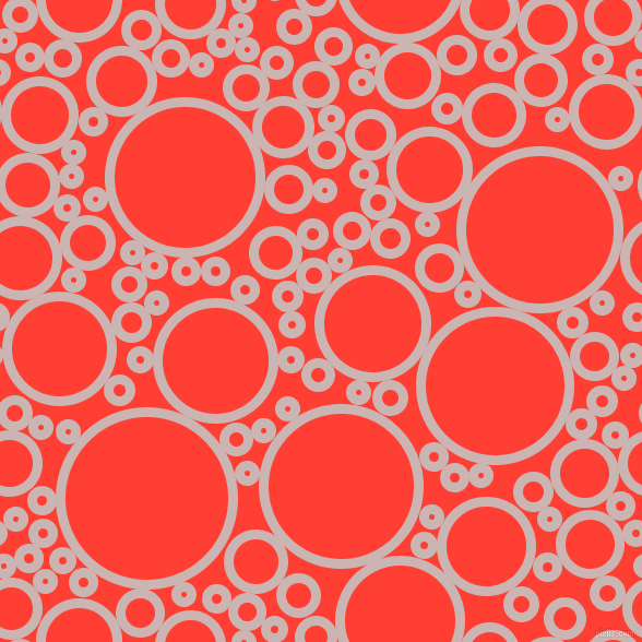bubbles, circles, sponge, big, medium, small, 9 pixel line width, Cold Turkey and Red Orange circles bubbles sponge soap seamless tileable