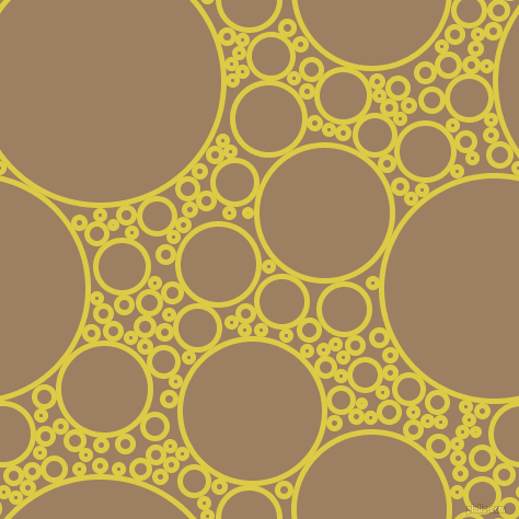 bubbles, circles, sponge, big, medium, small, 5 pixel line width, Confetti and Sorrell Brown circles bubbles sponge soap seamless tileable