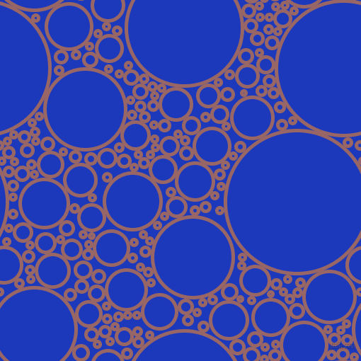 bubbles, circles, sponge, big, medium, small, 5 pixel line width, Copper Rose and Persian Blue circles bubbles sponge soap seamless tileable