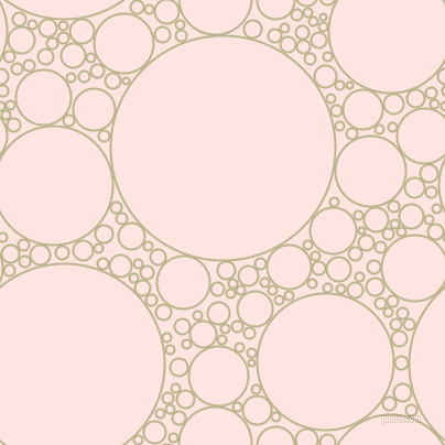 bubbles, circles, sponge, big, medium, small, 2 pixel line width, Coriander and Misty Rose circles bubbles sponge soap seamless tileable