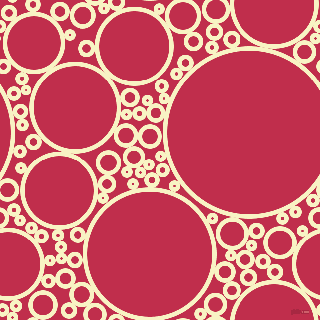 bubbles, circles, sponge, big, medium, small, 9 pixel line width, Corn Field and Old Rose circles bubbles sponge soap seamless tileable