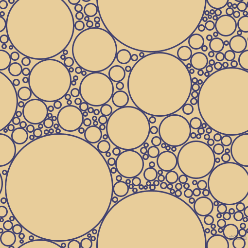 bubbles, circles, sponge, big, medium, small, 3 pixel line width, Corn Flower Blue and Chamois circles bubbles sponge soap seamless tileable