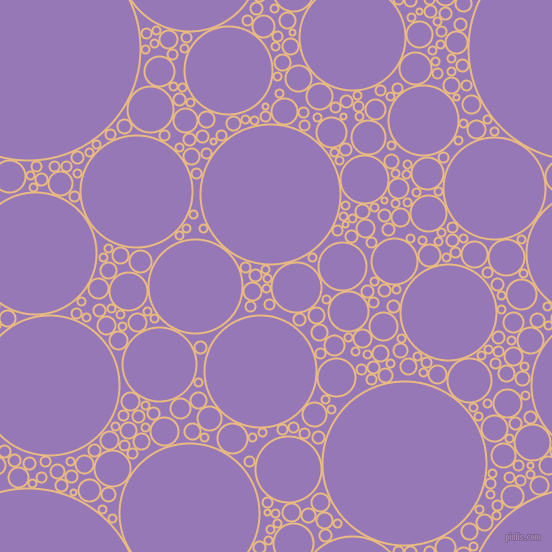 bubbles, circles, sponge, big, medium, small, 2 pixel line width, Corvette and Purple Mountain