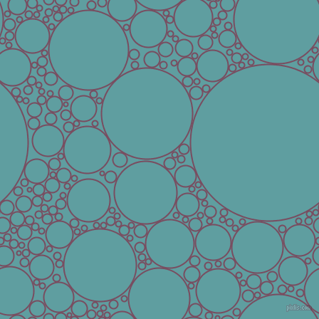 bubbles, circles, sponge, big, medium, small, 2 pixel line width, Cosmic and Cadet Blue circles bubbles sponge soap seamless tileable