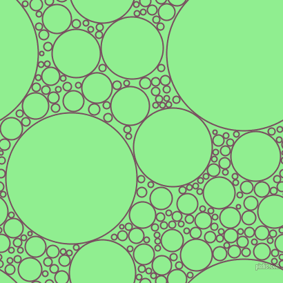 bubbles, circles, sponge, big, medium, small, 2 pixel line width, Cosmic and Light Green circles bubbles sponge soap seamless tileable